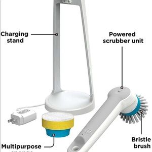 BLACK+DECKER Grimebuster Pro Power Scrubber Brush, Rechargeable (BHPC110)